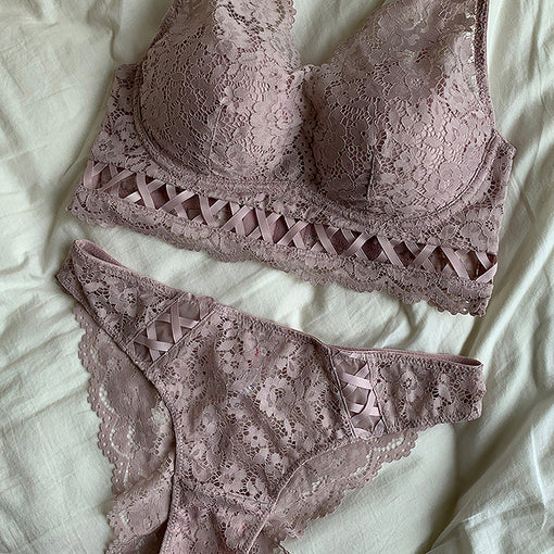 Lace Sexy Underwire Bra & Panty Sets [BRPY0019]