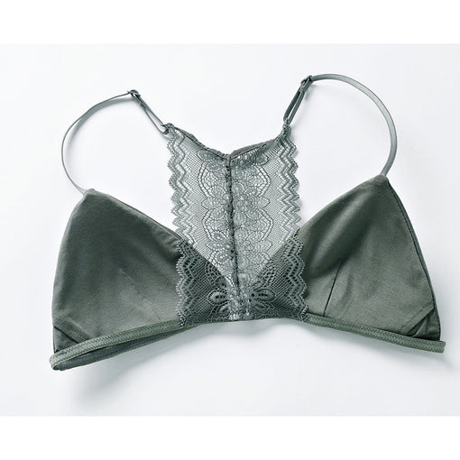 Front Closure Wireless Lightly Lined Bra & Panty Sets [BRPY0012]