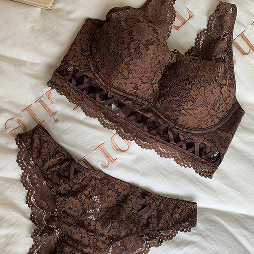 Lace Sexy Underwire Bra & Panty Sets [BRPY0019]