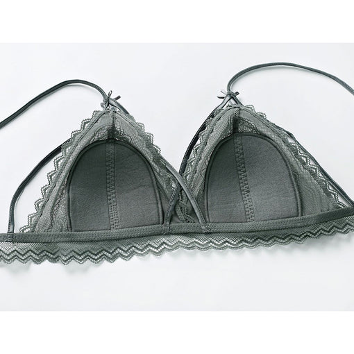 Lace Sexy Unlined Triangle Bra & Panty Sets [BRPY0023]