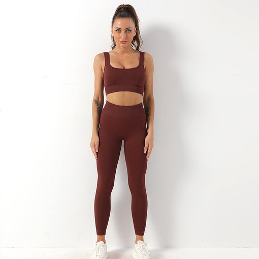 2pcs Lift Butt Yoga Sports Set Sports Bra Leggings [GTYG0019]
