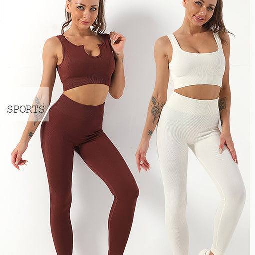 2pcs Lift Butt Yoga Sports Set Sports Bra Leggings [GTYG0019]