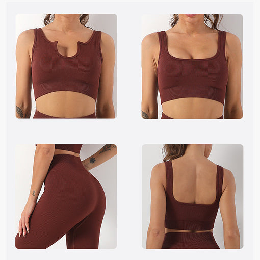 2pcs Lift Butt Yoga Sports Set Sports Bra Leggings [GTYG0019]