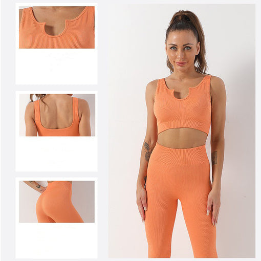 2pcs Lift Butt Yoga Sports Set Sports Bra Leggings [GTYG0019]