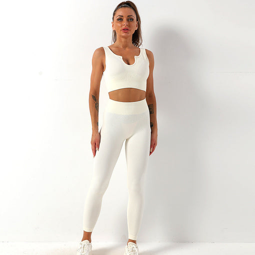 2pcs Lift Butt Yoga Sports Set Sports Bra Leggings [GTYG0019]