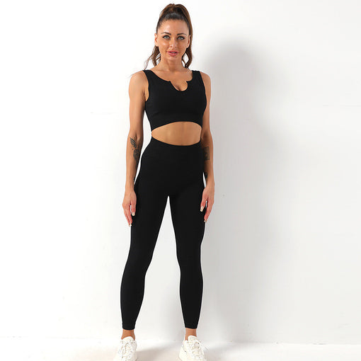 2pcs Lift Butt Yoga Sports Set Sports Bra Leggings [GTYG0019]