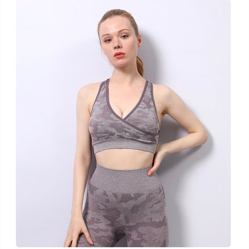 2pcs Quick-Drying Yoga Sports Set Sports Bra Leggings [GTYG0032]