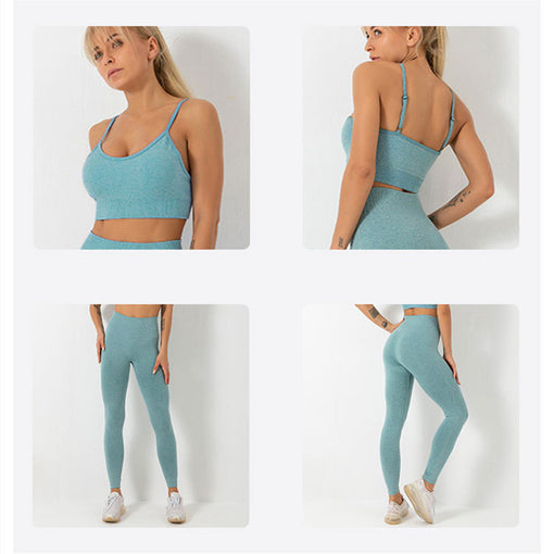2pcs Quick-Drying Yoga Sports Set Sports Bra Leggings [GTYG0034]