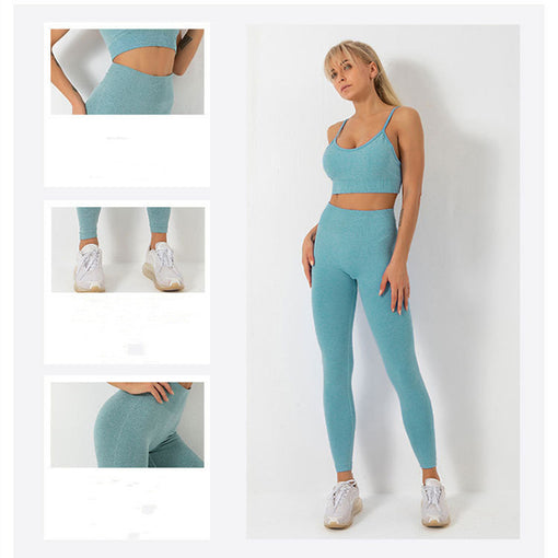 2pcs Quick-Drying Yoga Sports Set Sports Bra Leggings [GTYG0034]