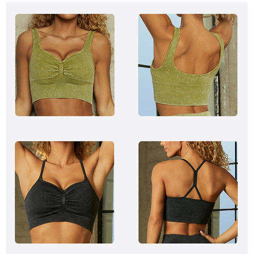 2pcs Lift Butt Yoga Sports Set Sports Bra Leggings [GTYG0038]