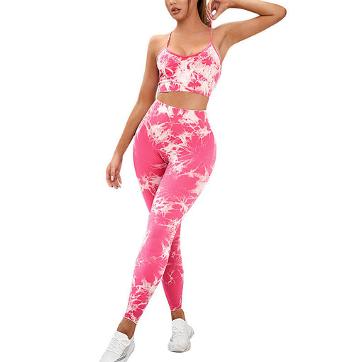 2pcs Lift Butt Yoga Sports Set Sports Bra Leggings [GTYG0043]