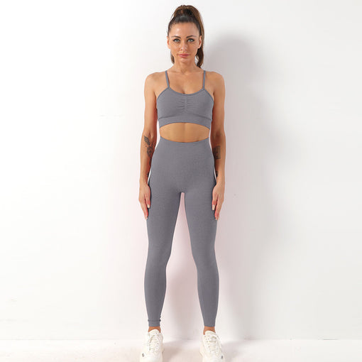 2pcs Lift Butt Yoga Sports Set Sports Bra Leggings [GTYG0061]