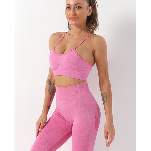 2pcs Lift Butt Yoga Sports Set Sports Bra Leggings [GTYG0061]