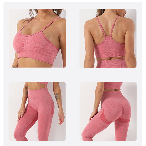 2pcs Lift Butt Yoga Sports Set Sports Bra Leggings [GTYG0061]