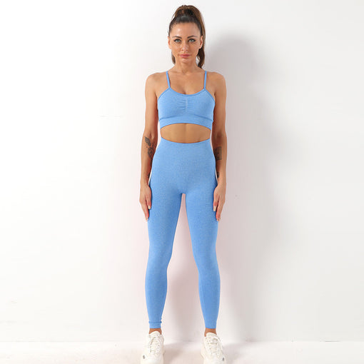 2pcs Lift Butt Yoga Sports Set Sports Bra Leggings [GTYG0061]