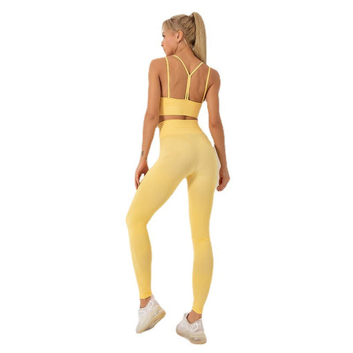 2pcs Seamless Quick-Drying Yoga Sports Set Sports Bra Shorts [GTYG0062]