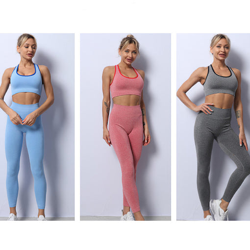 2pcs Quick-Drying Yoga Sports Set Sports Bra Leggings [GTYG0064]